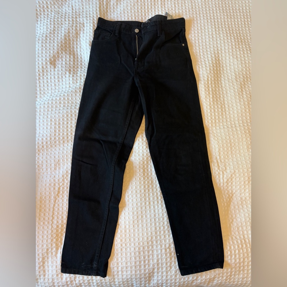 Zara Classic Black Denim Jeans